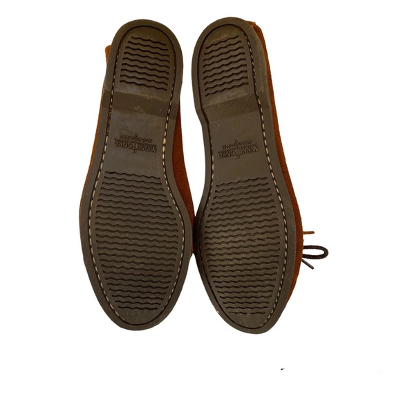 MinneTonka Moccasin Size 9.5 Brown Thunderbird - Picture 5 of 6